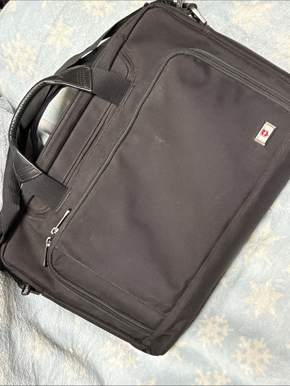 Victorinox black canvas briefcase!